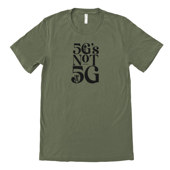 Luke Storey | 5Gs Not 5G Black Print Men's Tee