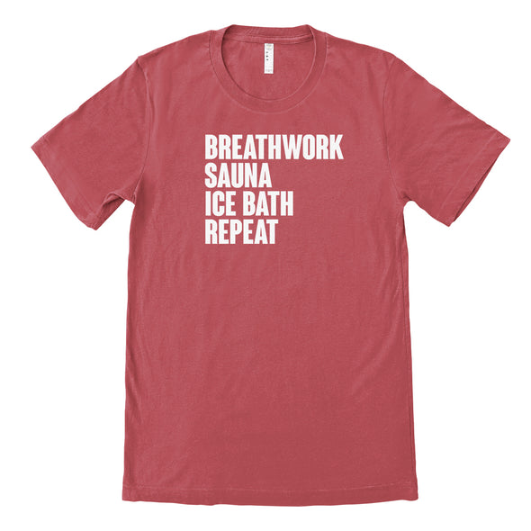 Luke Storey | Breathwork White Print Men's Tee