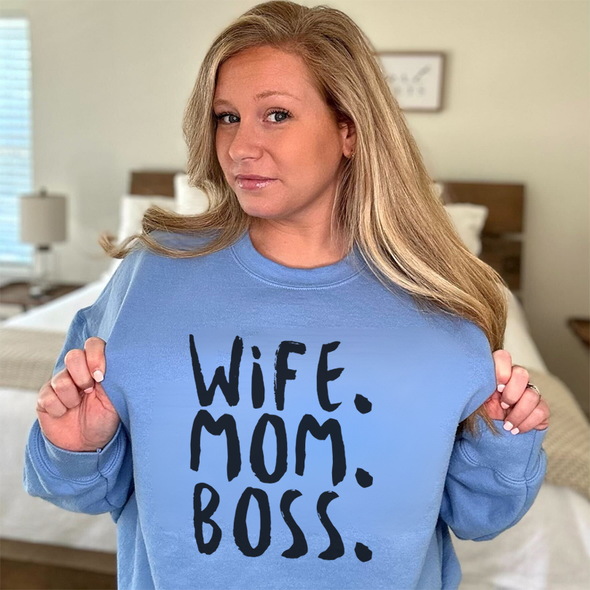 The Tolers | Wife Mom Boss Crewneck