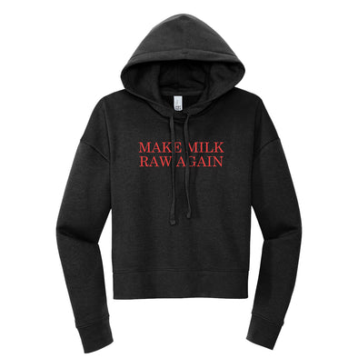 Luke Storey | Make Milk Raw Again Women's Fleece Hoodie