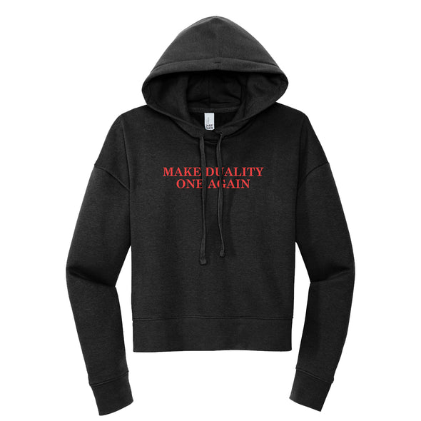 Luke Storey | Make Duality One Again Women's Fleece Hoodie