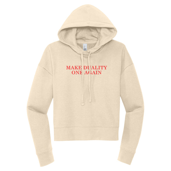 Luke Storey | Make Duality One Again Women's Fleece Hoodie