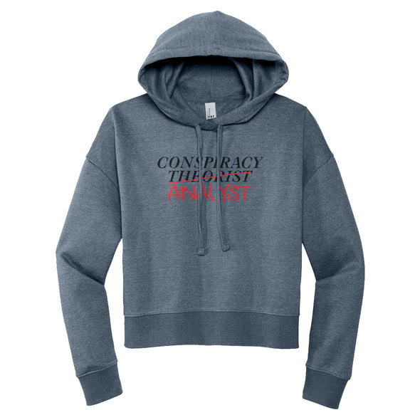 Luke Storey | Conspiracy Analyst Women's Fleece Hoodie