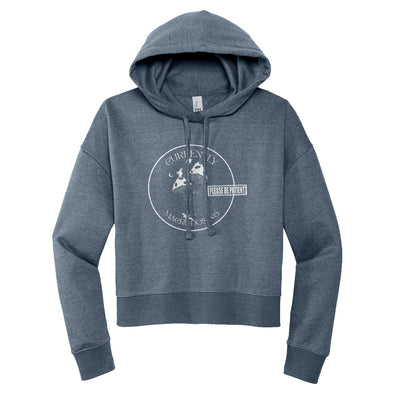 Luke Storey | Currently Macrodosing Be Patient Women's Fleece Hoodie