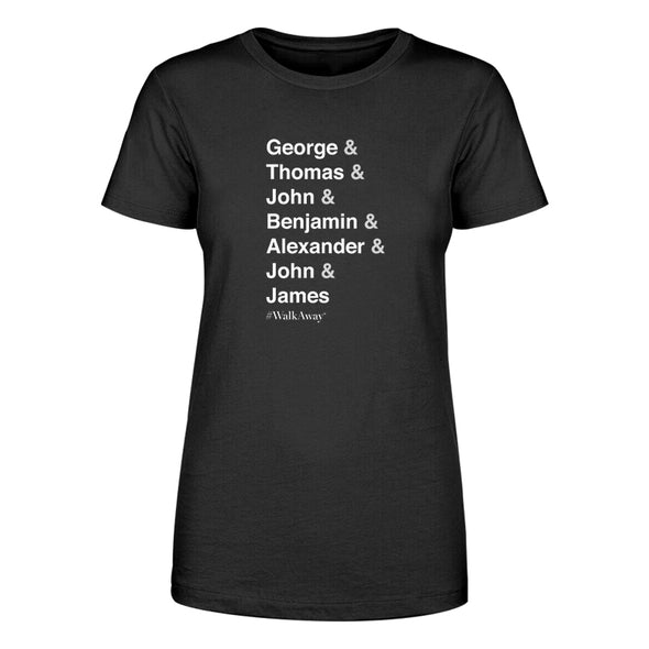 #Walkaway | Founding Fathers Names Women's Apparel