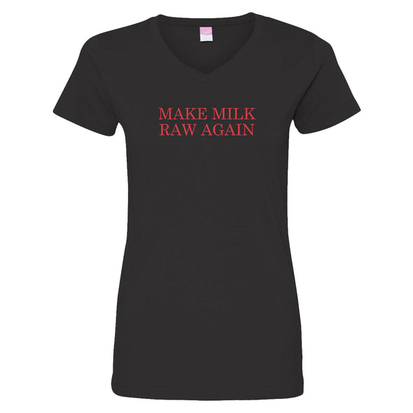 Luke Storey | Make Milk Raw Again Women's V-Neck