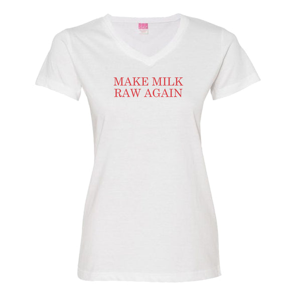 Luke Storey | Make Milk Raw Again Women's V-Neck