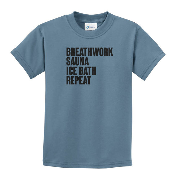 Luke Storey | Breathwork Black Print Youth Tee