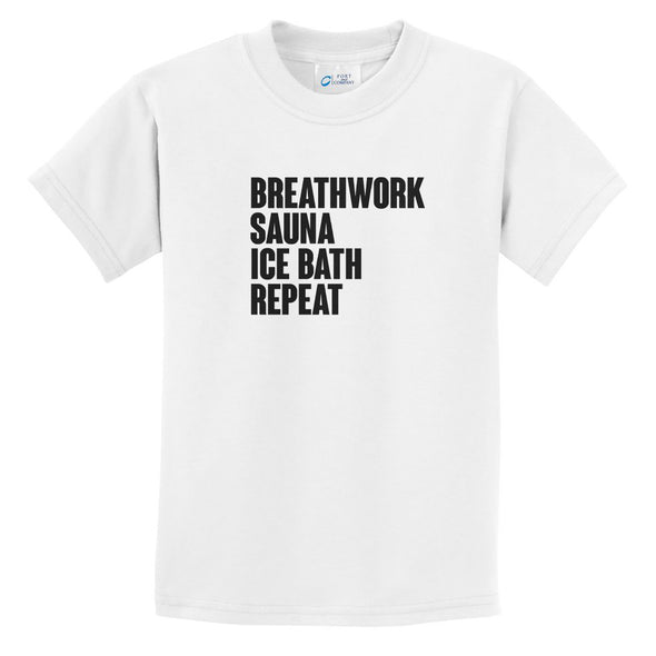 Luke Storey | Breathwork Black Print Youth Tee