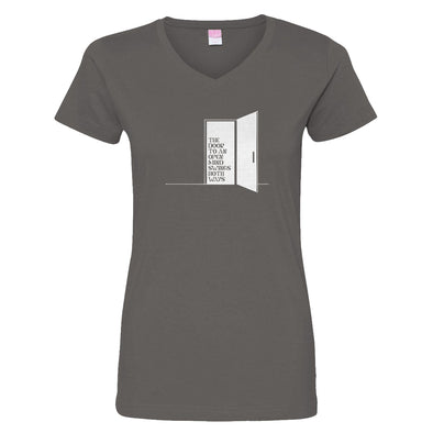 Luke Storey | Open Mind White Women's V-Neck