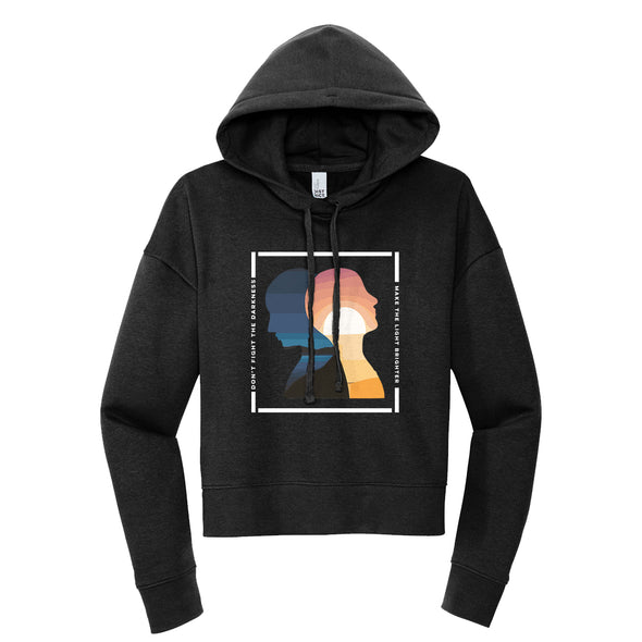 Luke Storey | Light Brighter White Women's Fleece Hoodie