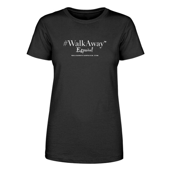 #WalkAway | Walkaway Espanol White Print Women's Apparel