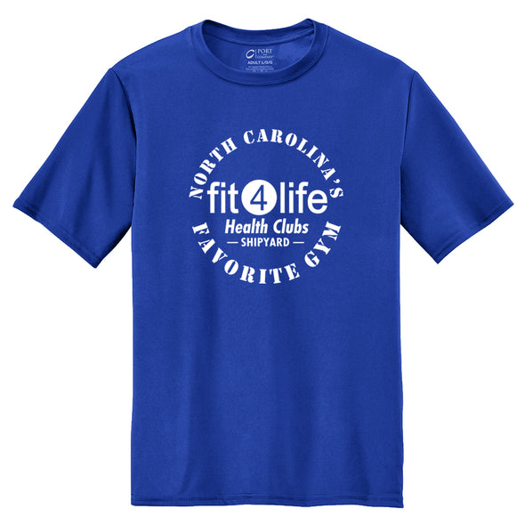 Fit4Life | Favorite Gym Circle Shipyard Performance Tee