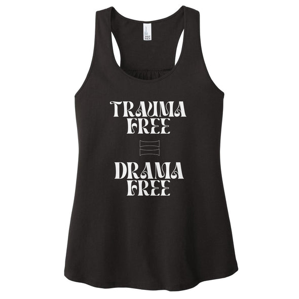 Luke Storey | Trauma Free White Print Women's Racerback Tank