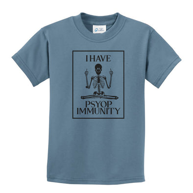 Luke Storey | Psy Immunity Black Print Youth Tee