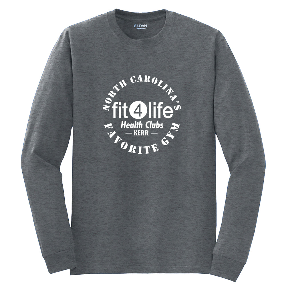 Fit4Life | Favorite Gym Circle Kerr Long Sleeve Tee – Blue Pack Merch