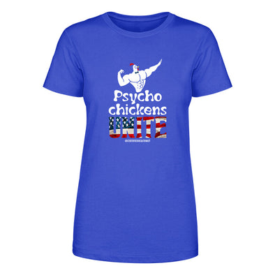 Certified Health Nut | Psycho Chickens Patriotic Women's Apparel