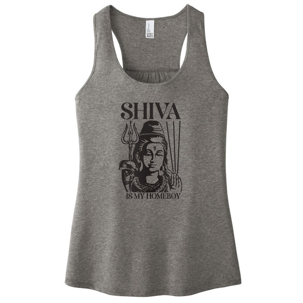 Luke Storey | Shiva Black Print Women's Racerback Tank