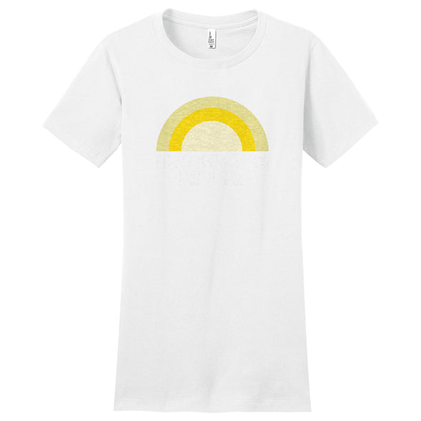 Luke Storey | I Am A Soul White Print Women's Fitted Tee