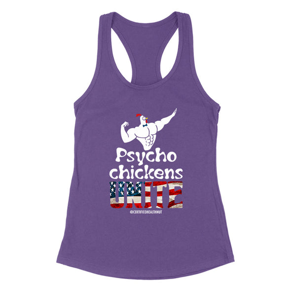 Certified Health Nut | Psycho Chickens Patriotic Women's Apparel