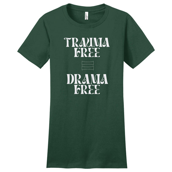 Luke Storey | Trauma Free White Print Women's Fitted Tee