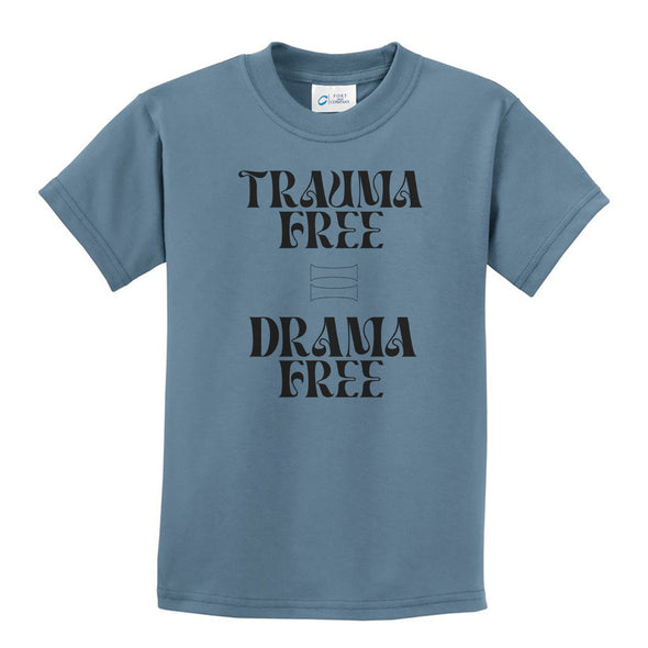 Luke Storey | Trauma Free Black Print Youth Tee