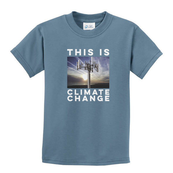 Luke Storey | Climate Change White Print Youth Tee