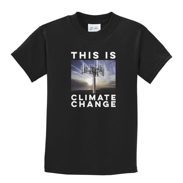 Luke Storey | Climate Change White Print Youth Tee