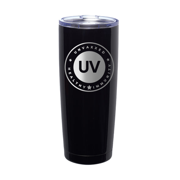 Megan McGlover | UV Circle Black Laser Etched Tumbler