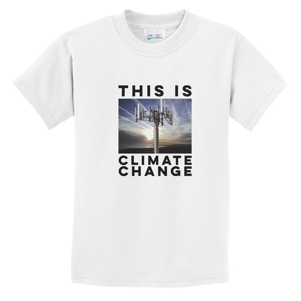 Luke Storey | Climate Change Black Print Youth Tee