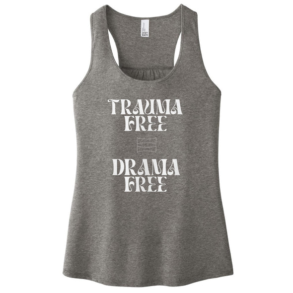 Luke Storey | Trauma Free White Print Women's Racerback Tank