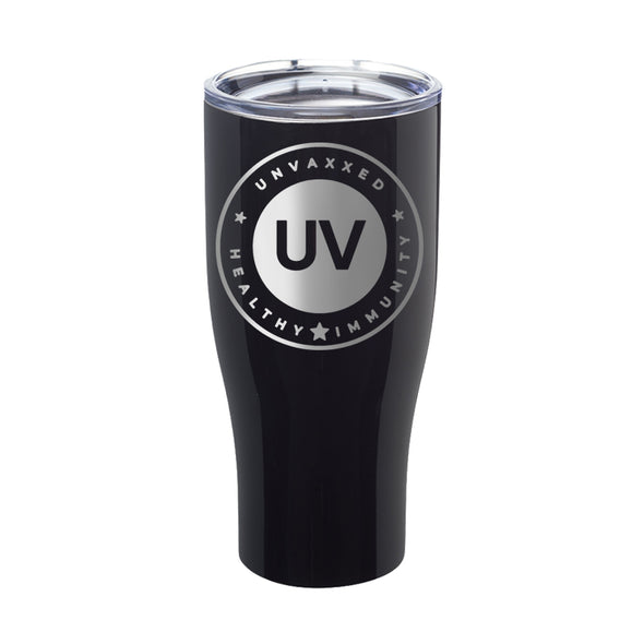 Megan McGlover | UV Circle Black Laser Etched Tumbler