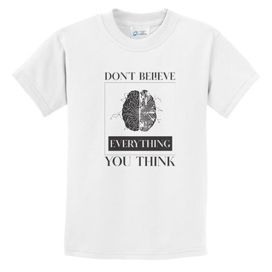 Luke Storey | Brain Think Black Print Youth Tee