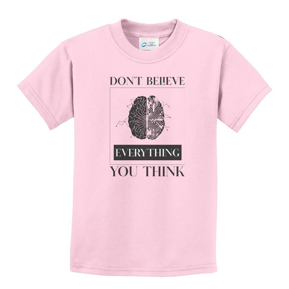 Luke Storey | Brain Think Black Print Youth Tee