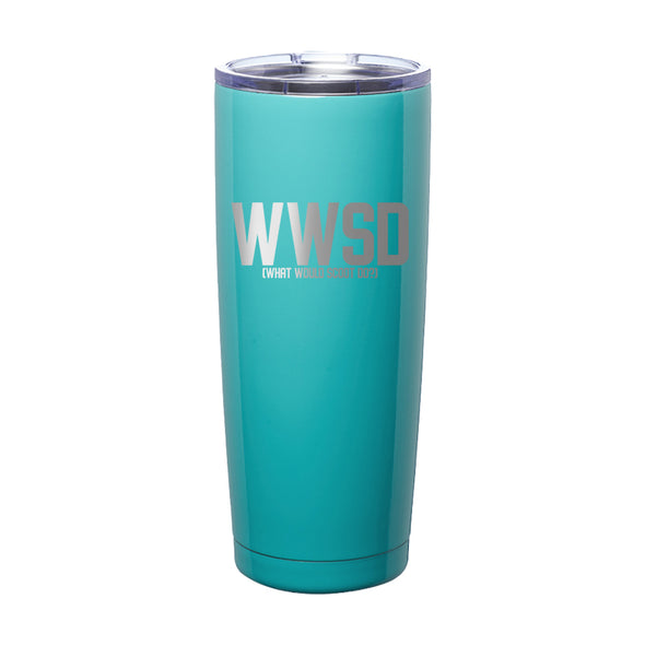 Officer Eudy | What Would Scoot Do Laser Etched Tumbler