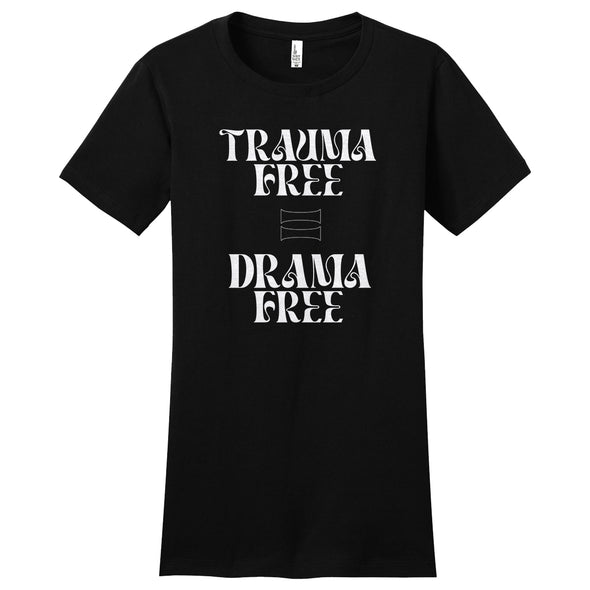 Luke Storey | Trauma Free White Print Women's Fitted Tee