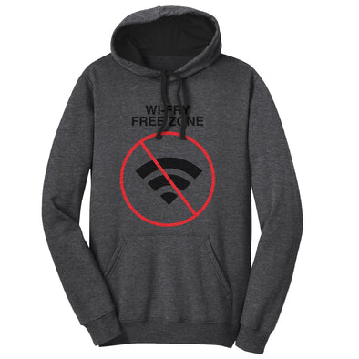 Luke Storey | Wi Fry Black Print Men's Fleece Hoodie