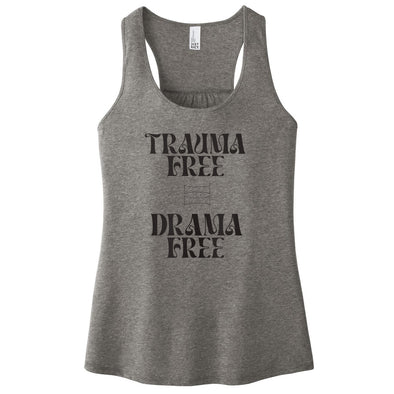 Luke Storey | Trauma Free Black Print Women's Racerback Tank