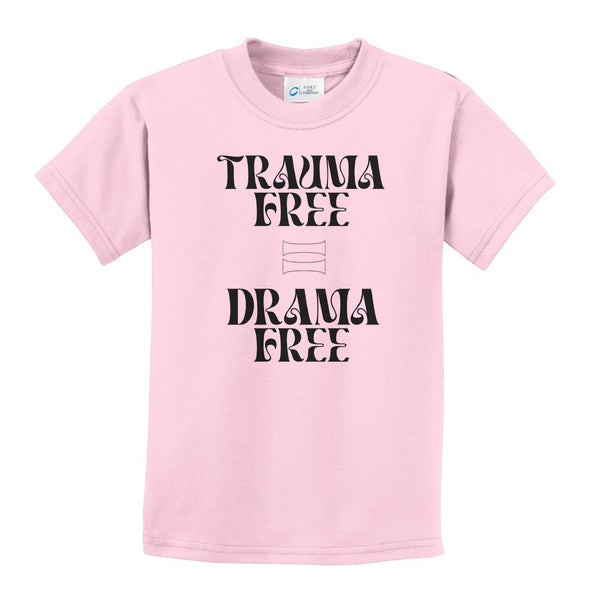 Luke Storey | Trauma Free Black Print Youth Tee