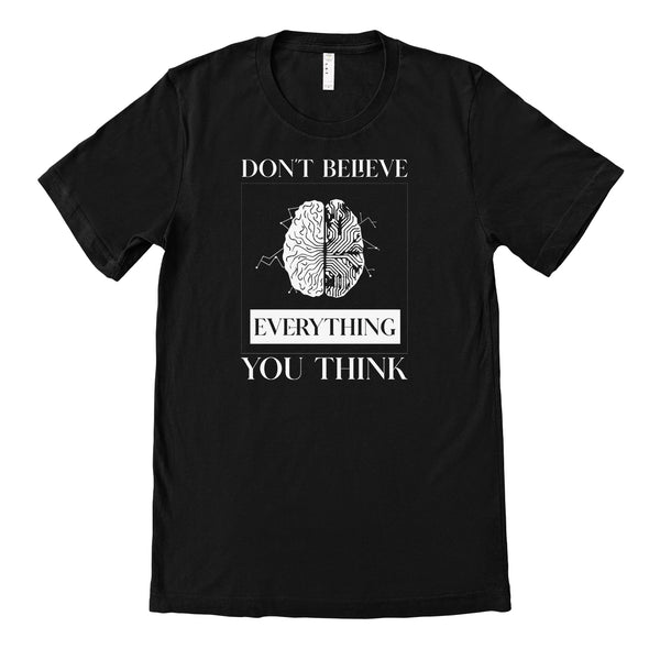 Luke Storey | Brain Think White Print Men's Tee