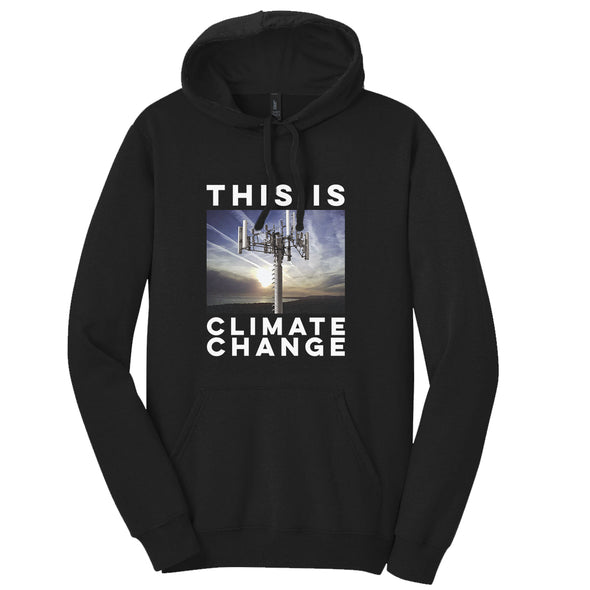 Luke Storey | Climate Change Black #2 Print Men's Fleece Hoodie