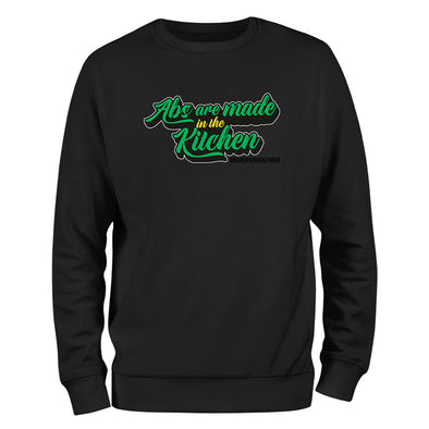 Certified Health Nut | Abs Are Made In The Kitchen Crewneck Sweatshirt