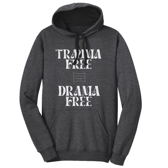 Luke Storey | Trauma Free White Print Men's Fleece Hoodie