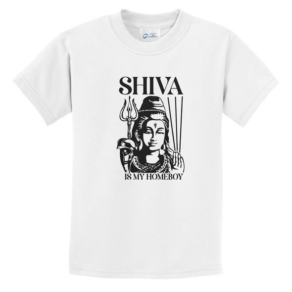 Luke Storey | Shiva Black Print Youth Tee