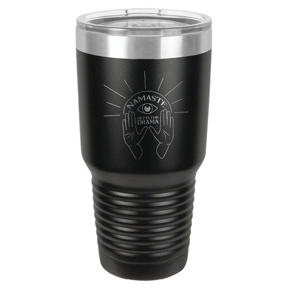 Luke Storey | Namaste Outta This Drama Laser Etched Tumbler