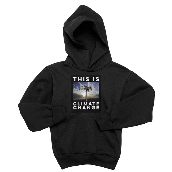 Luke Storey | Climate Change Black #2 Print Youth Hoodie