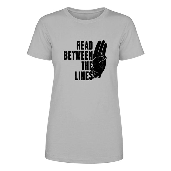 Dan Ball | Read Between The Lines Black Print Women's Apparel