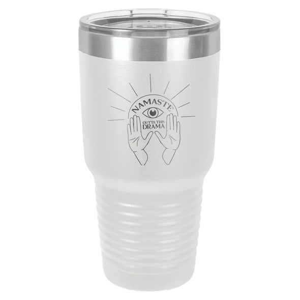 Luke Storey | Namaste Outta This Drama Laser Etched Tumbler