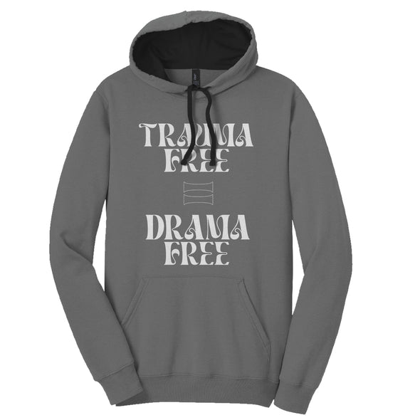 Luke Storey | Trauma Free White Print Men's Fleece Hoodie