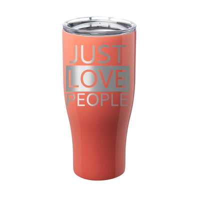 Officer Eudy | Just Love People Square Laser Etched Tumbler